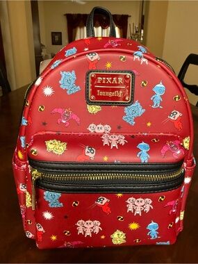 Loungefly Pixar Disney Incredibles Mini Backpack with Character Print
